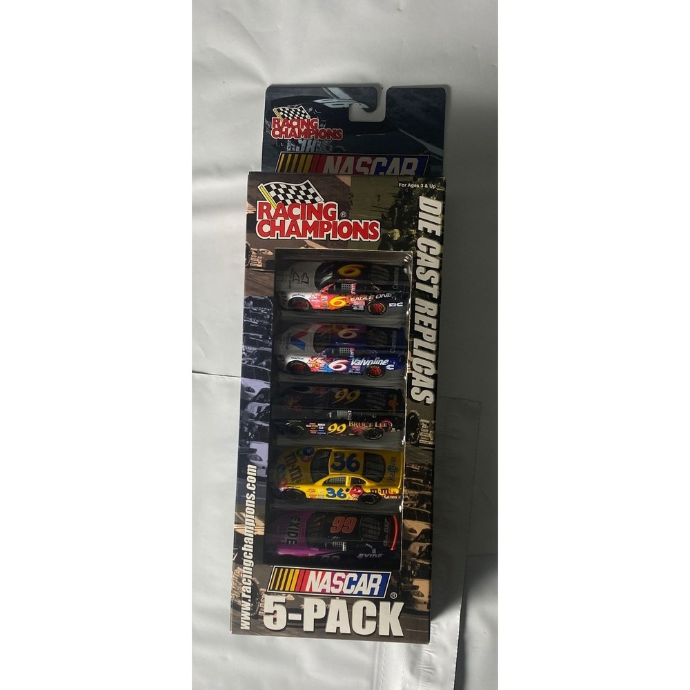 Racing Champions NASCAR Die Cast Replicas 5 Pack Set